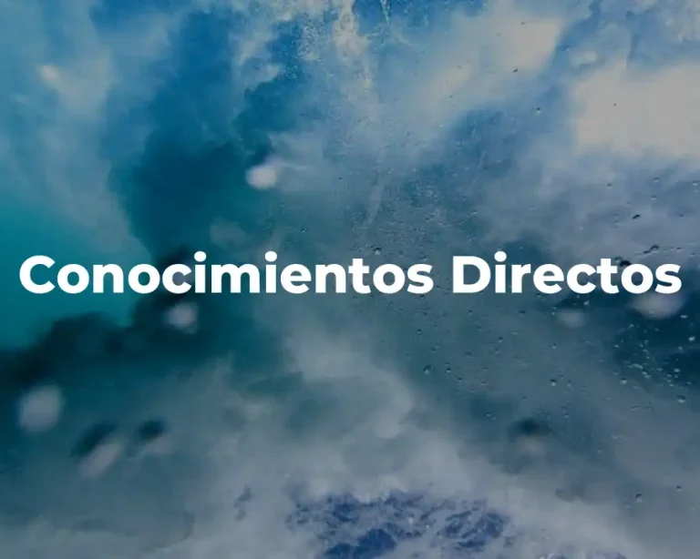 Conocimientos Directos