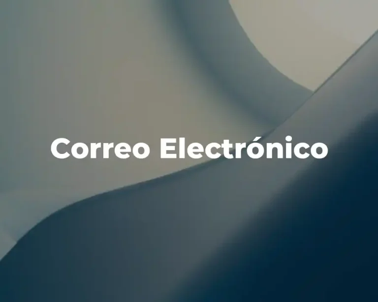 Correo Electrónico