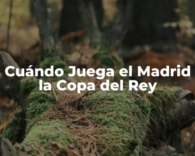 Cuándo Juega el Madrid la Copa del Rey
