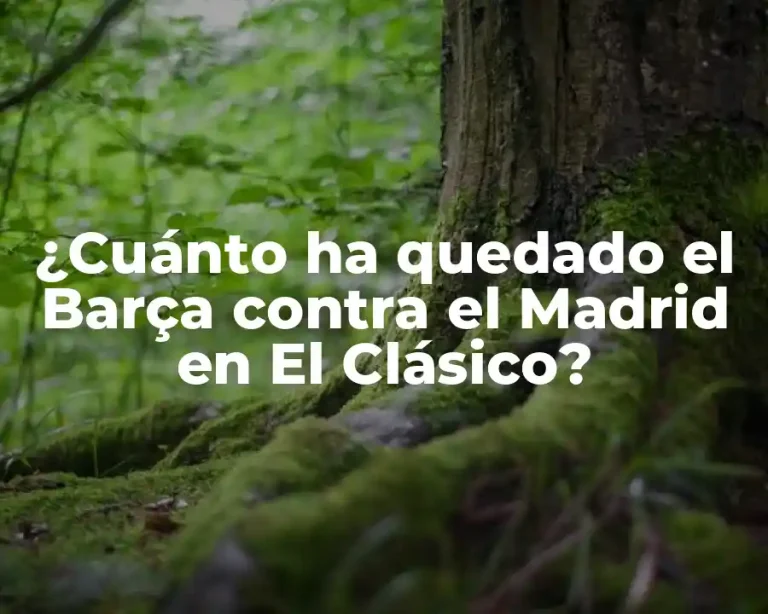 ¿Cuánto ha quedado el Barça contra el Madrid en El Clásico?