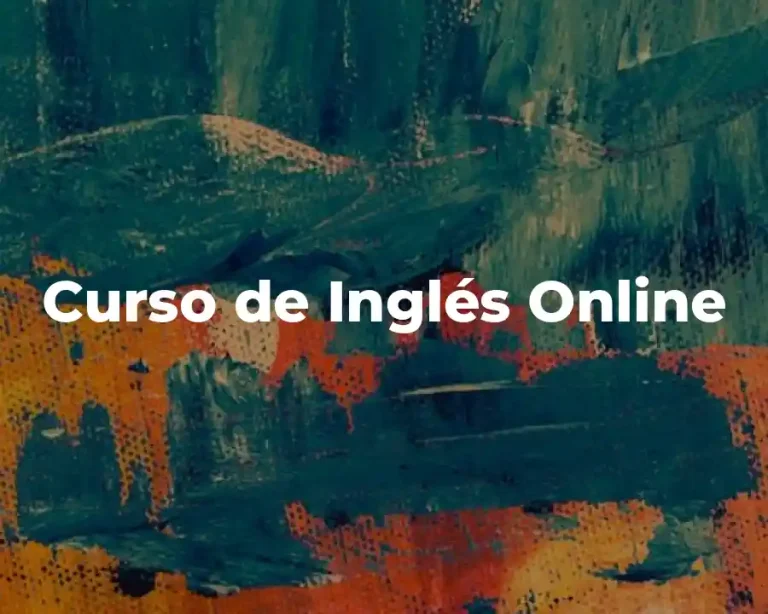 Curso de Inglés Online