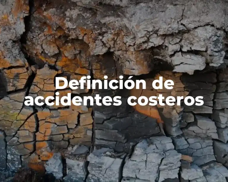 Definición de accidentes costeros