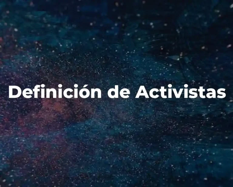 Definición de Activistas