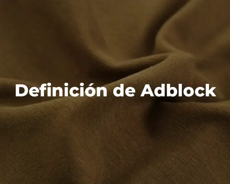 Definición de Adblock