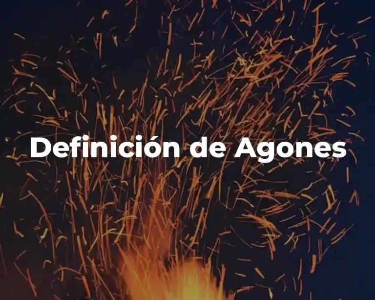 Definición de Agones