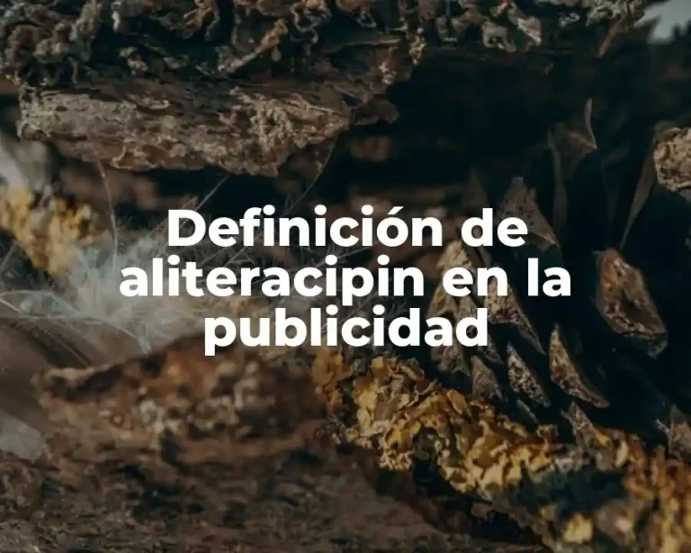 Definición de aliteracipin en la publicidad