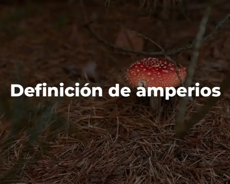 Definición de amperios