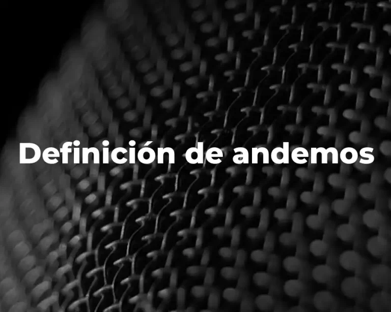 Definición de andemos