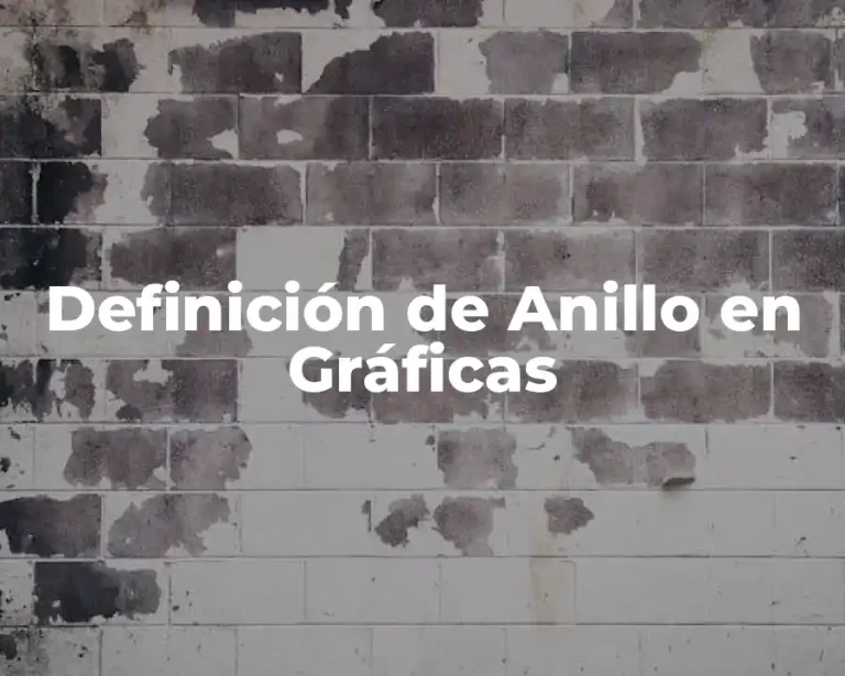 Definición de Anillo en Gráficas