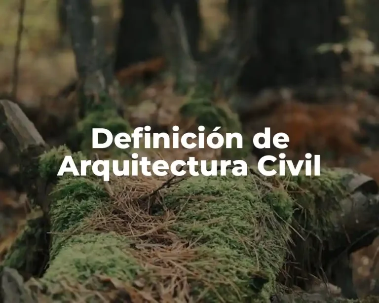 Definición de Arquitectura Civil
