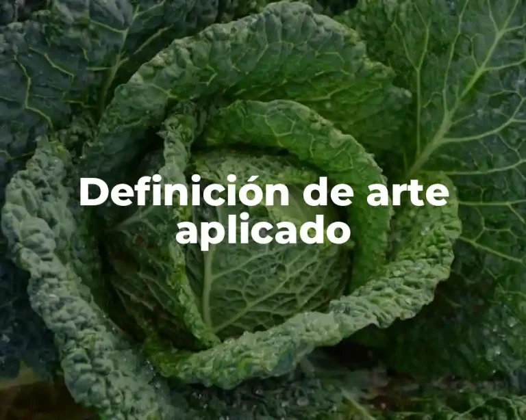 Definición de arte aplicado