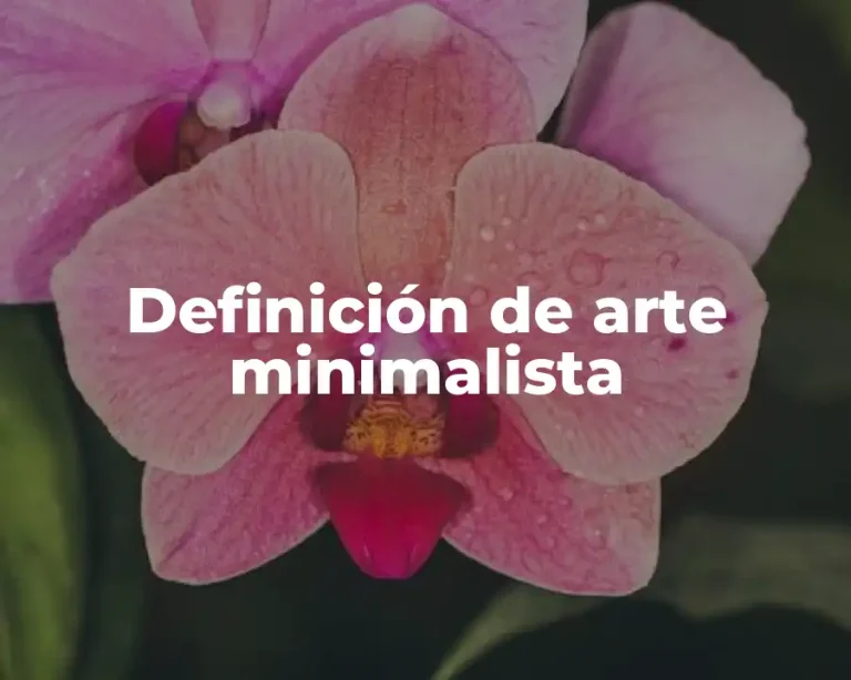 Definición de arte minimalista