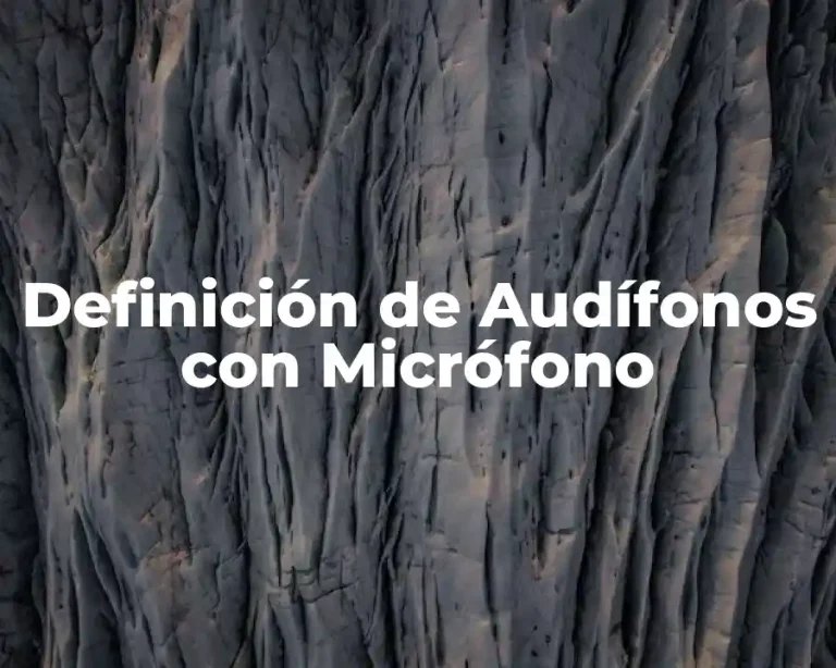 Definición de Audífonos con Micrófono