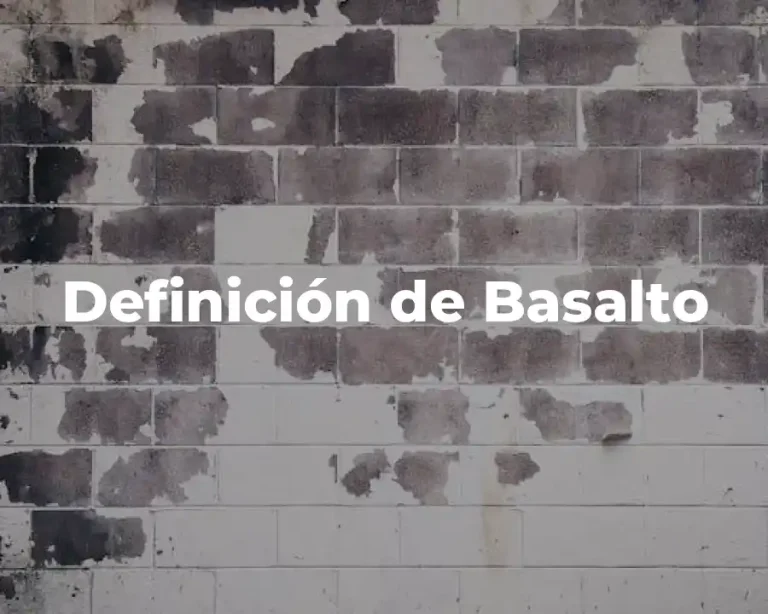 Definición de Basalto