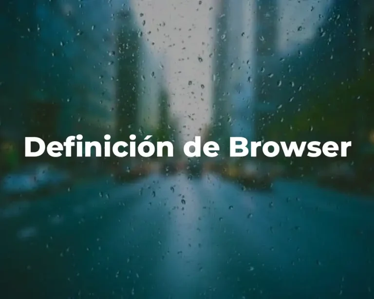 Definición de Browser