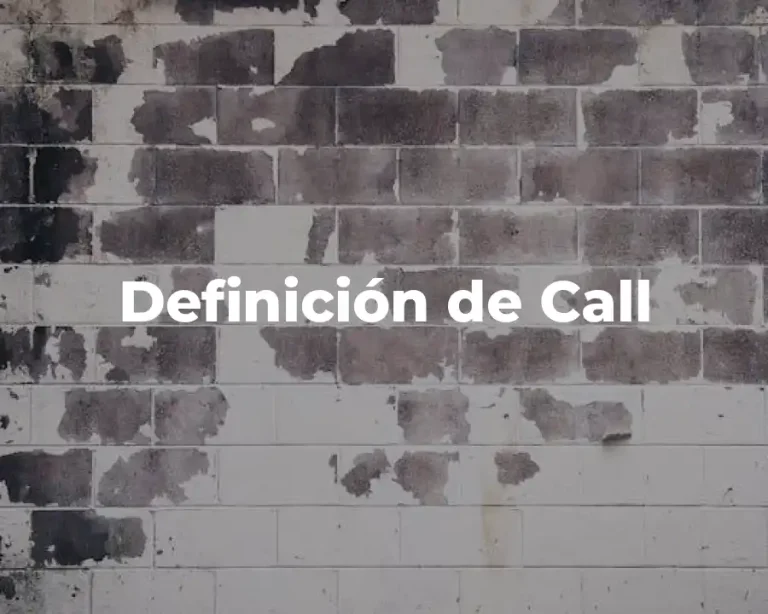 Definición de Call