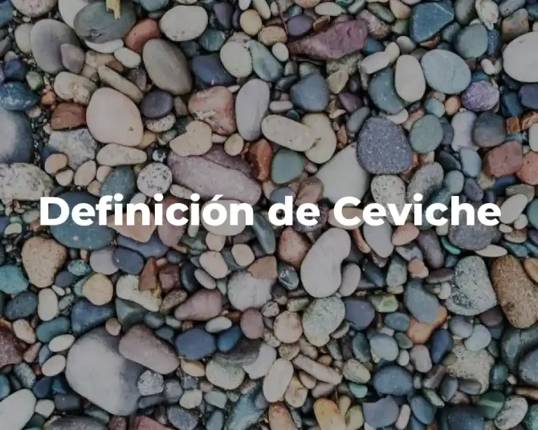 Definición de Ceviche