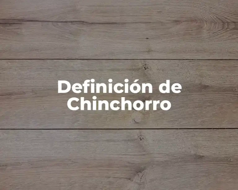 Definición de Chinchorro