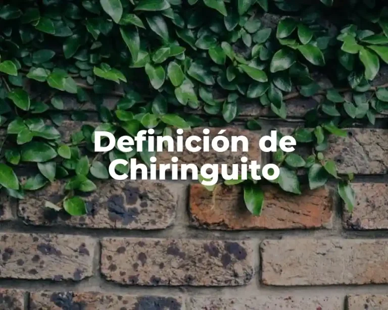 Definición de Chiringuito