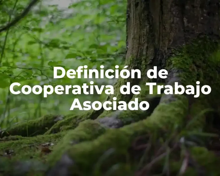 Definición de Cooperativa de Trabajo Asociado