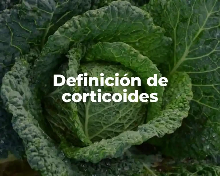 Definición de corticoides
