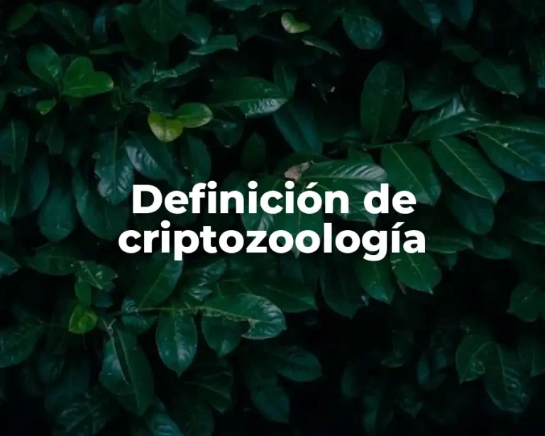 Definición de criptozoología