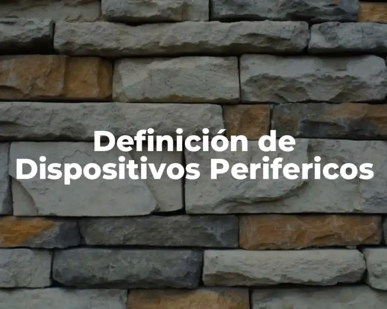Definición de Dispositivos Perifericos