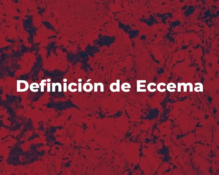 Definición de Eccema