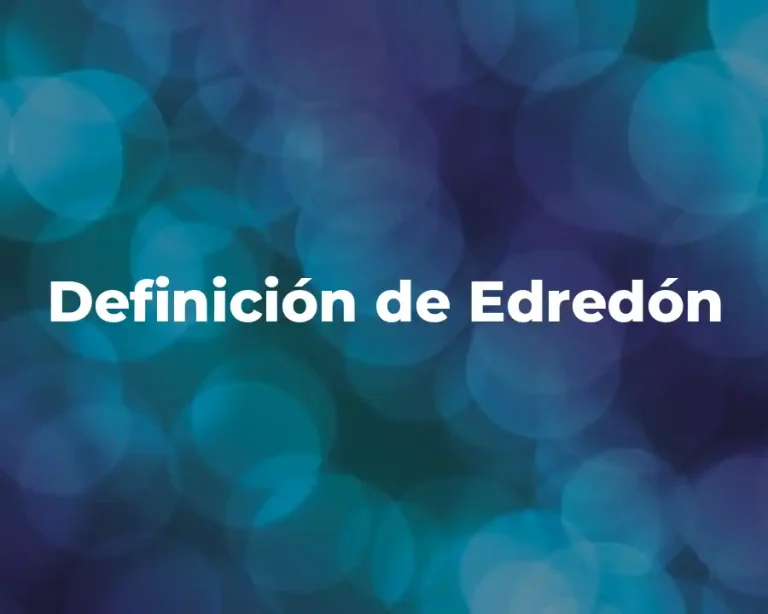 Definición de Edredón