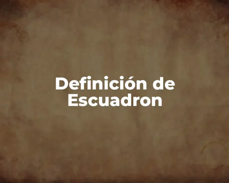 Definición de Escuadron