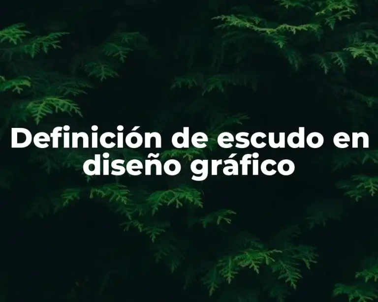 Definición de escudo en diseño gráfico