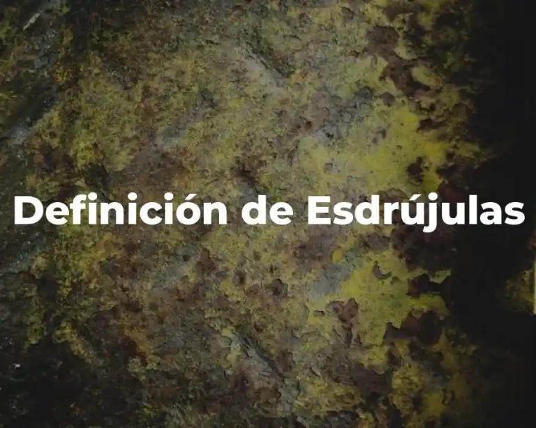 Definición de Esdrújulas