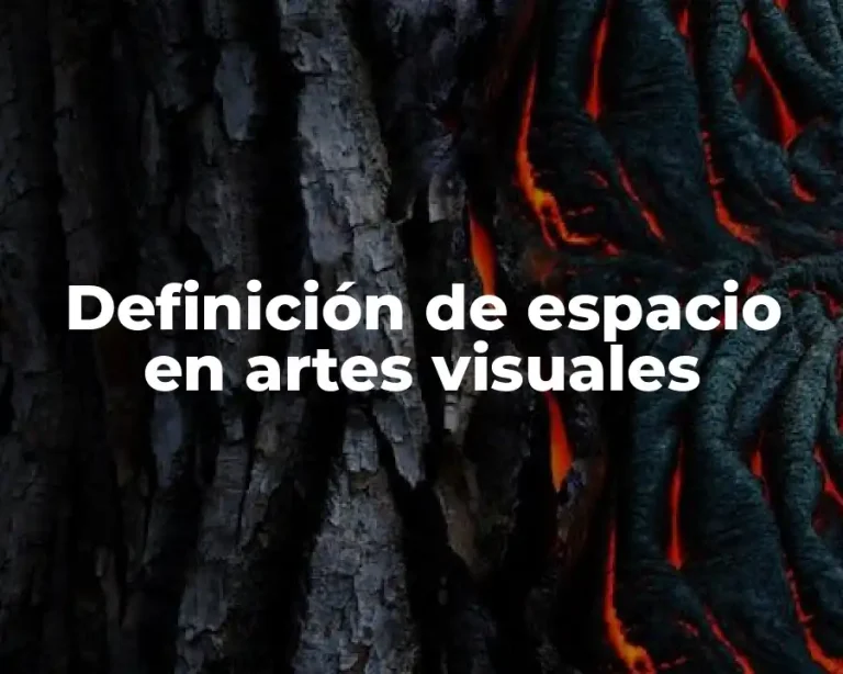 Definición de espacio en artes visuales