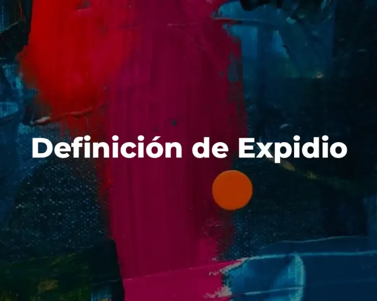 Definición de Expidio