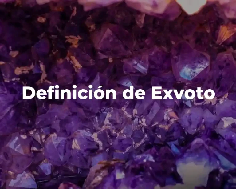 Definición de Exvoto