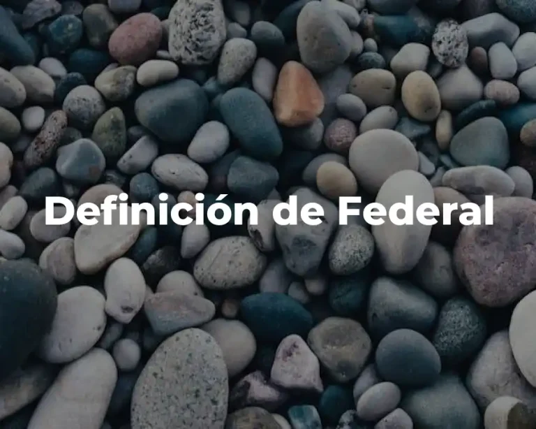 Definición de Federal