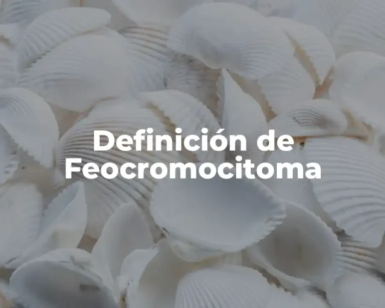 Definición de Feocromocitoma