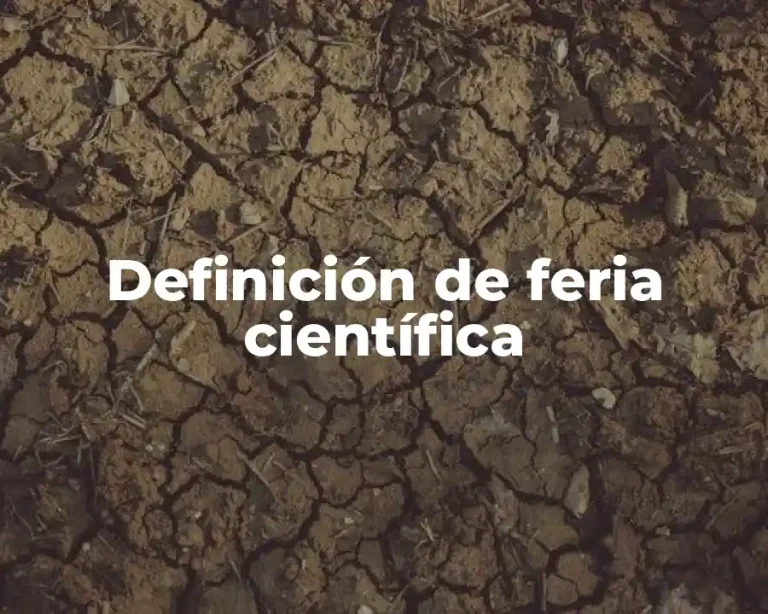 Definición de feria científica