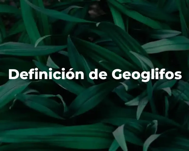 Definición de Geoglifos