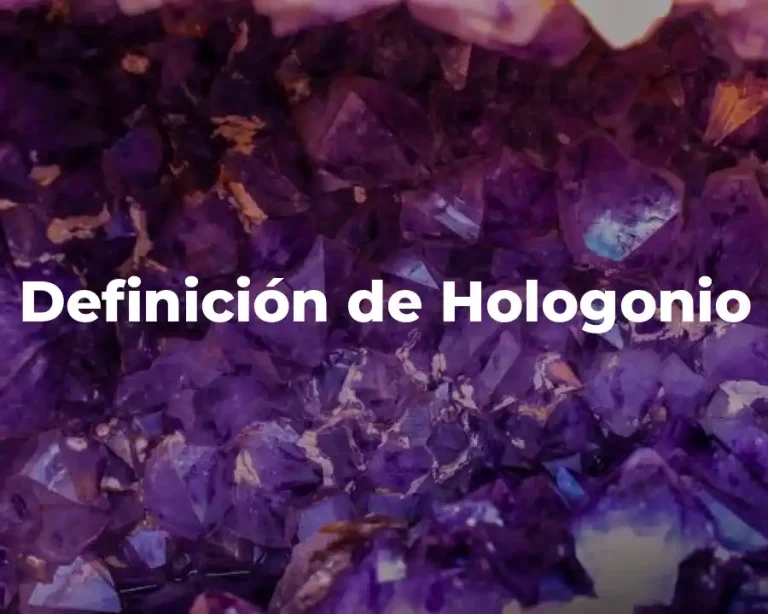 Definición de Hologonio