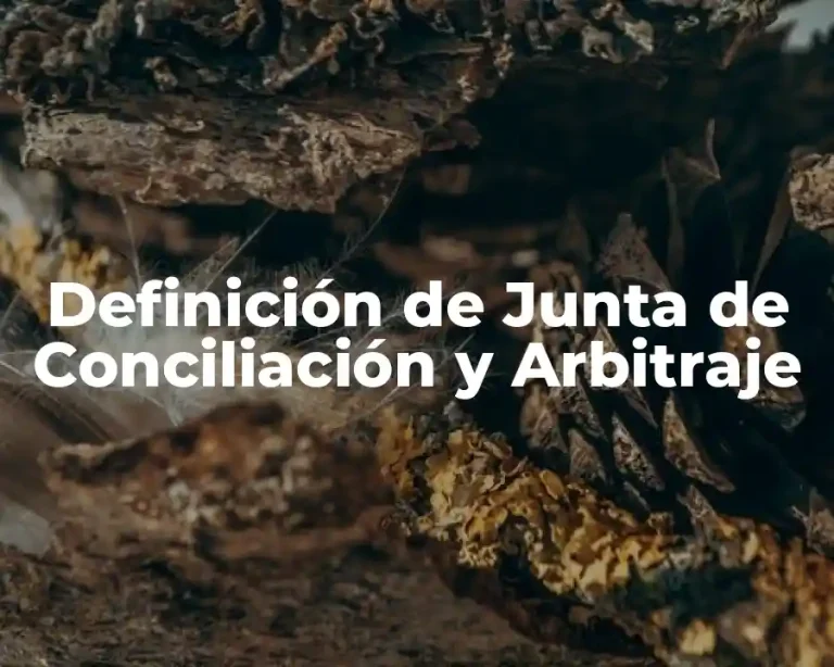 Definición de Junta de Conciliación y Arbitraje