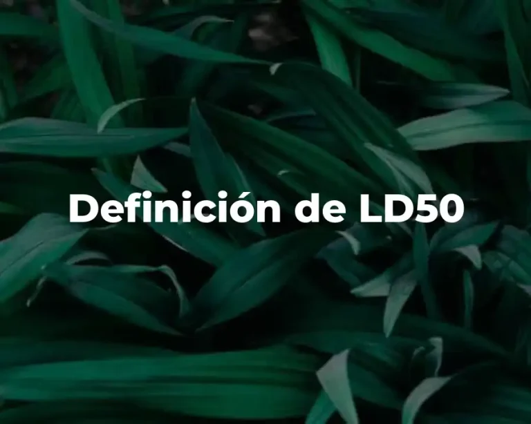 Definición de LD50