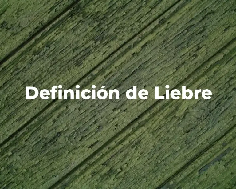 Definición de Liebre