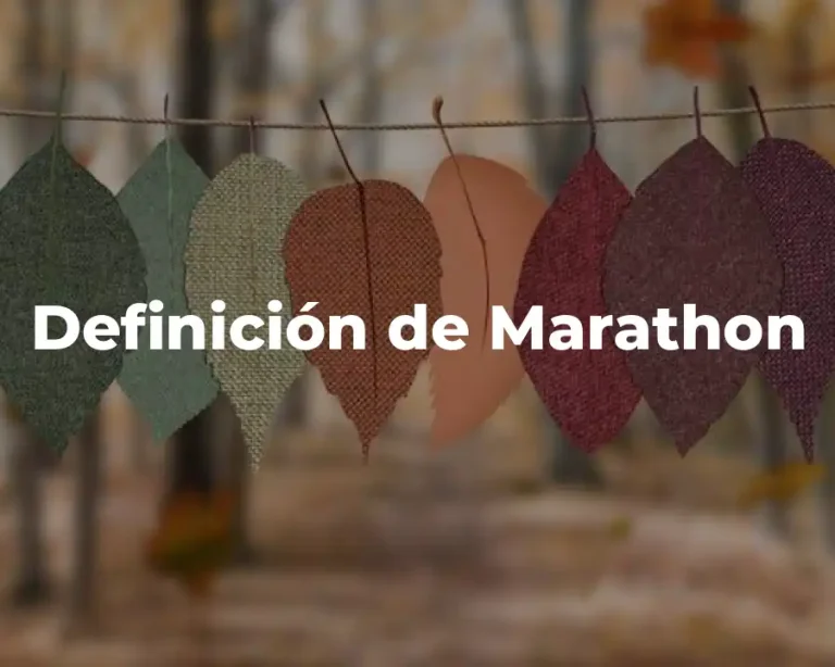 Definición de Marathon