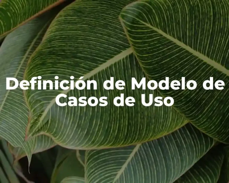 Definición de Modelo de Casos de Uso