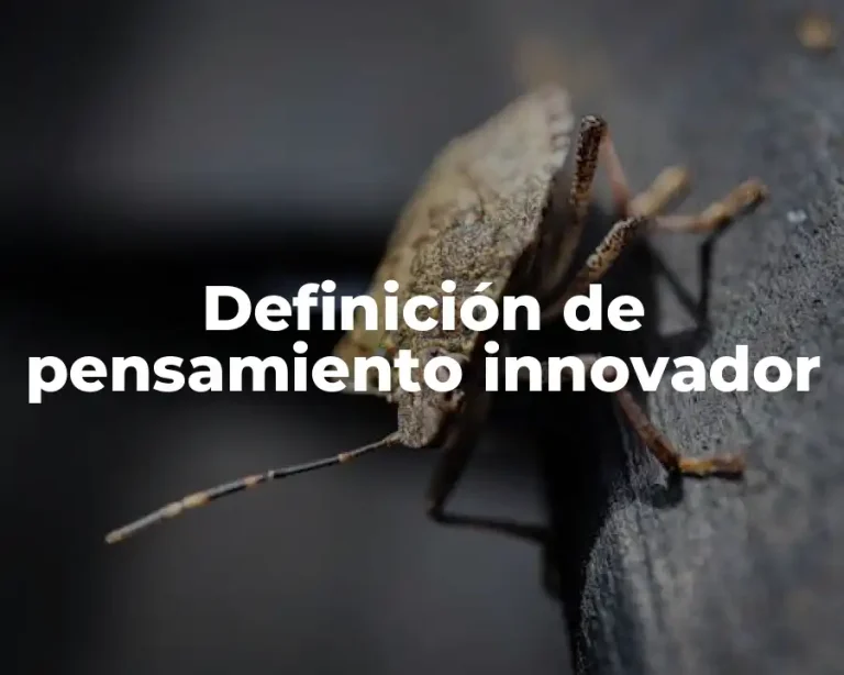 Definición de pensamiento innovador