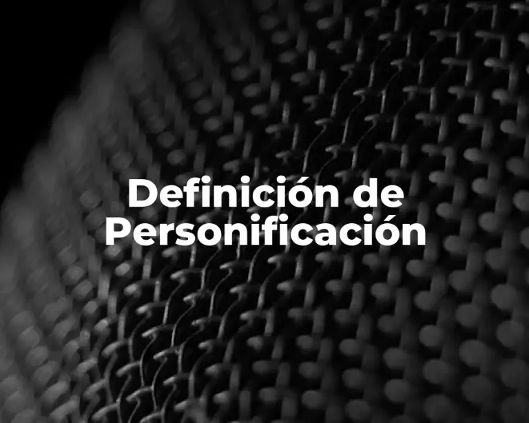 Definición de Personificación
