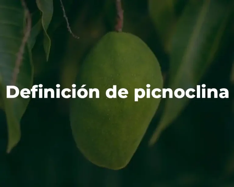 Definición de picnoclina