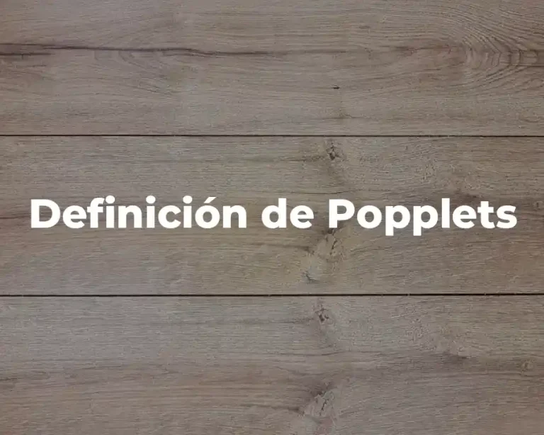 Definición de Popplets