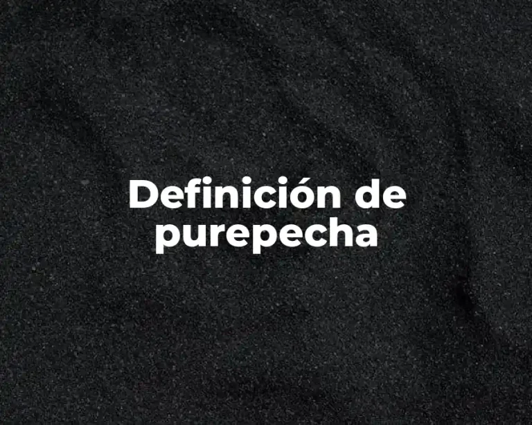Definición de purepecha